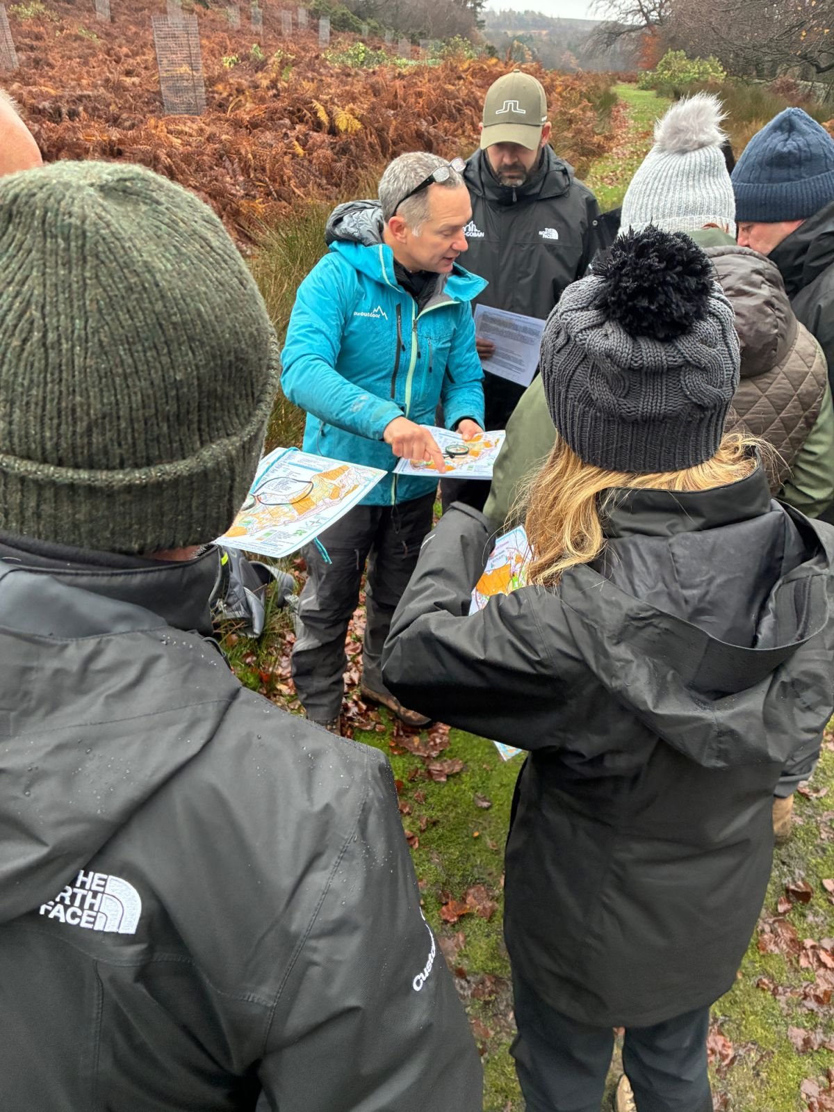 A team solving a clue on the Cryptic Challenge