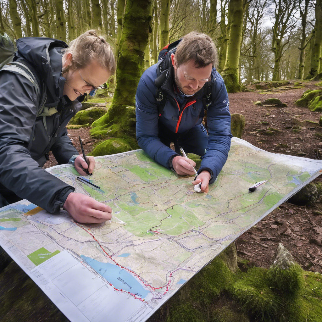 Route planning for a challenge event